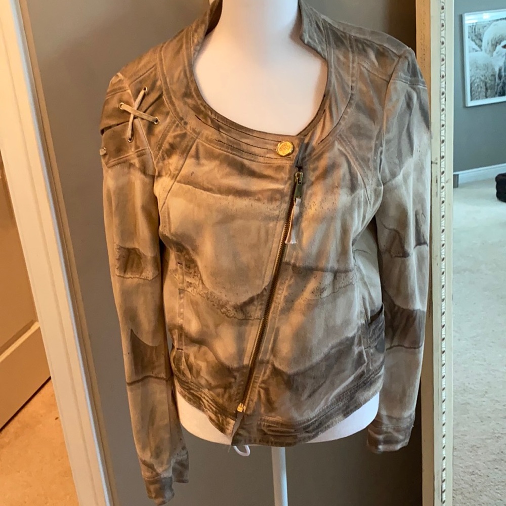Elisa Cavaletti denim stone washed jacket